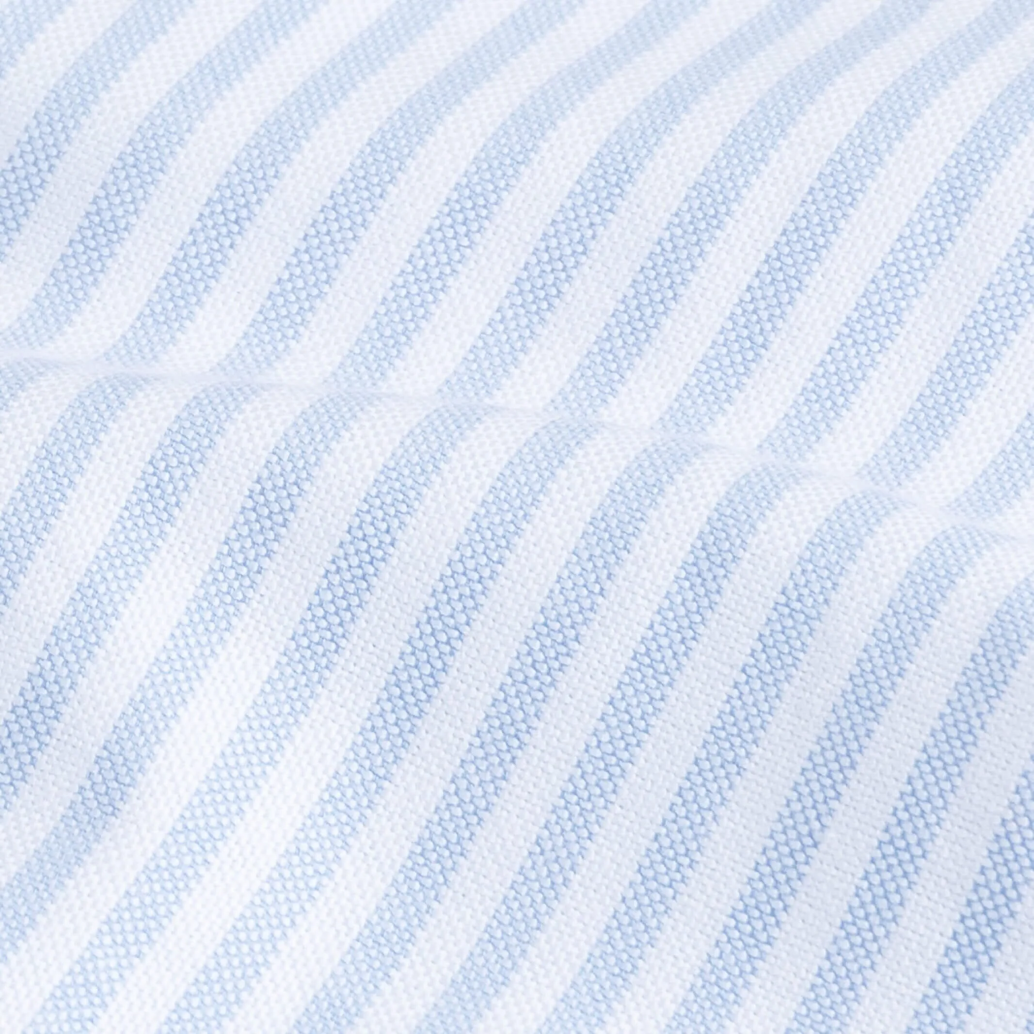 The Light Blue Grant Oxford Stripe Custom Shirt