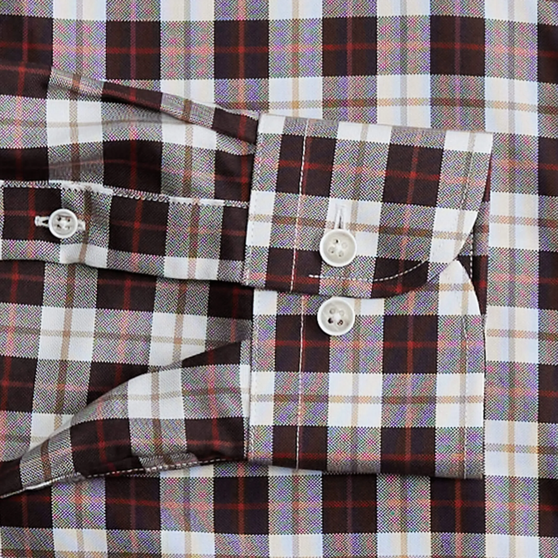 The Rust Albini Cauvel Plaid Custom Shirt