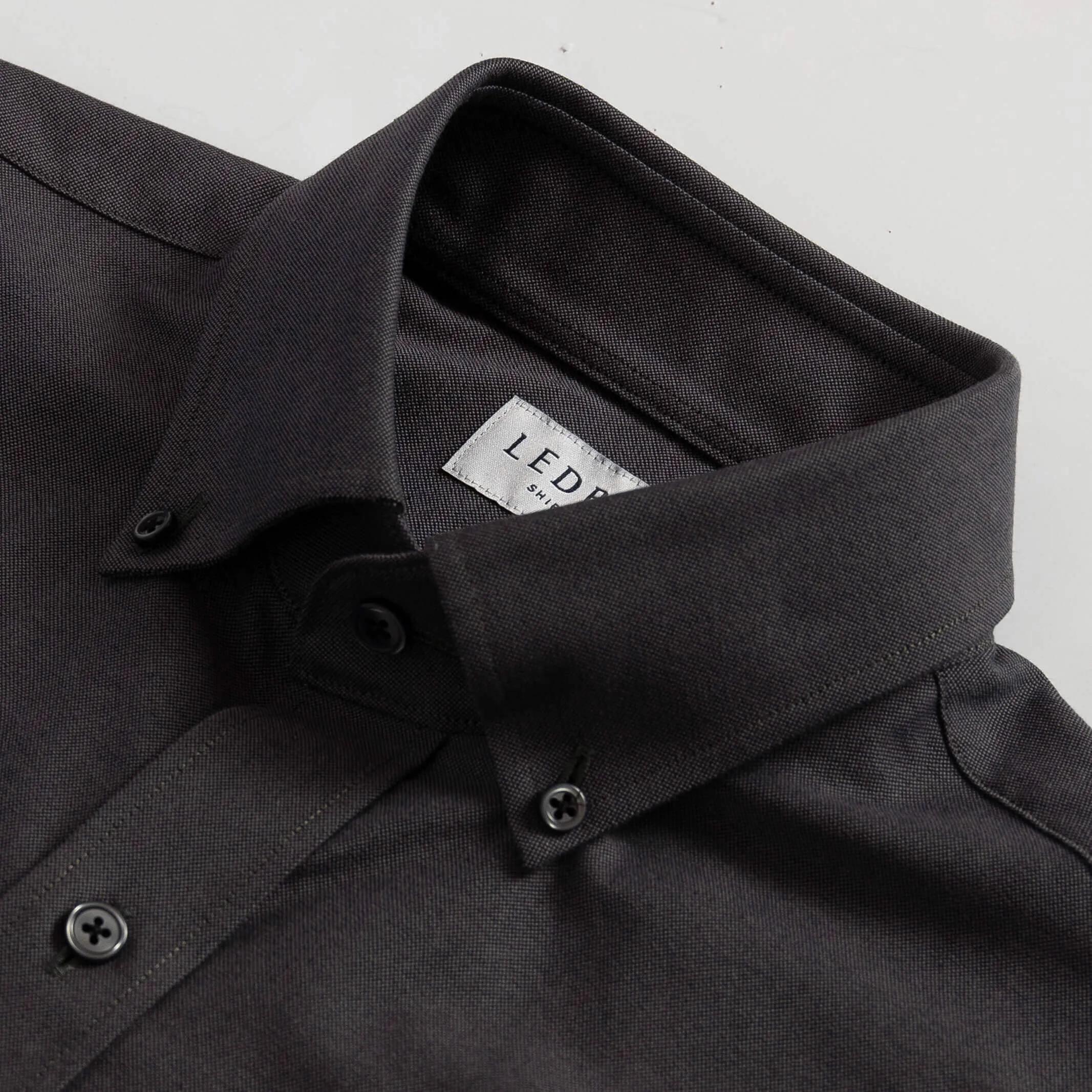 The Steel Grey Mayfield Oxford Custom Shirt