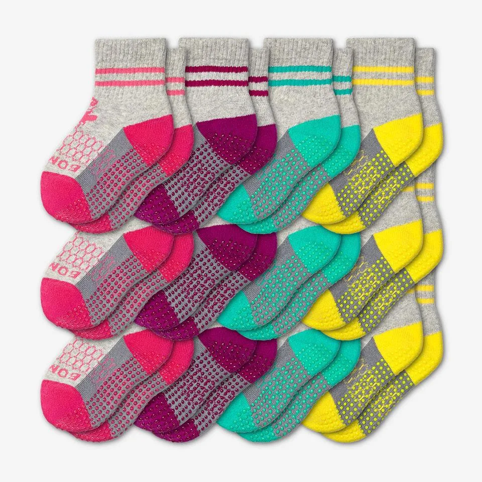 Toddler Gripper Calf Sock 12-Pack