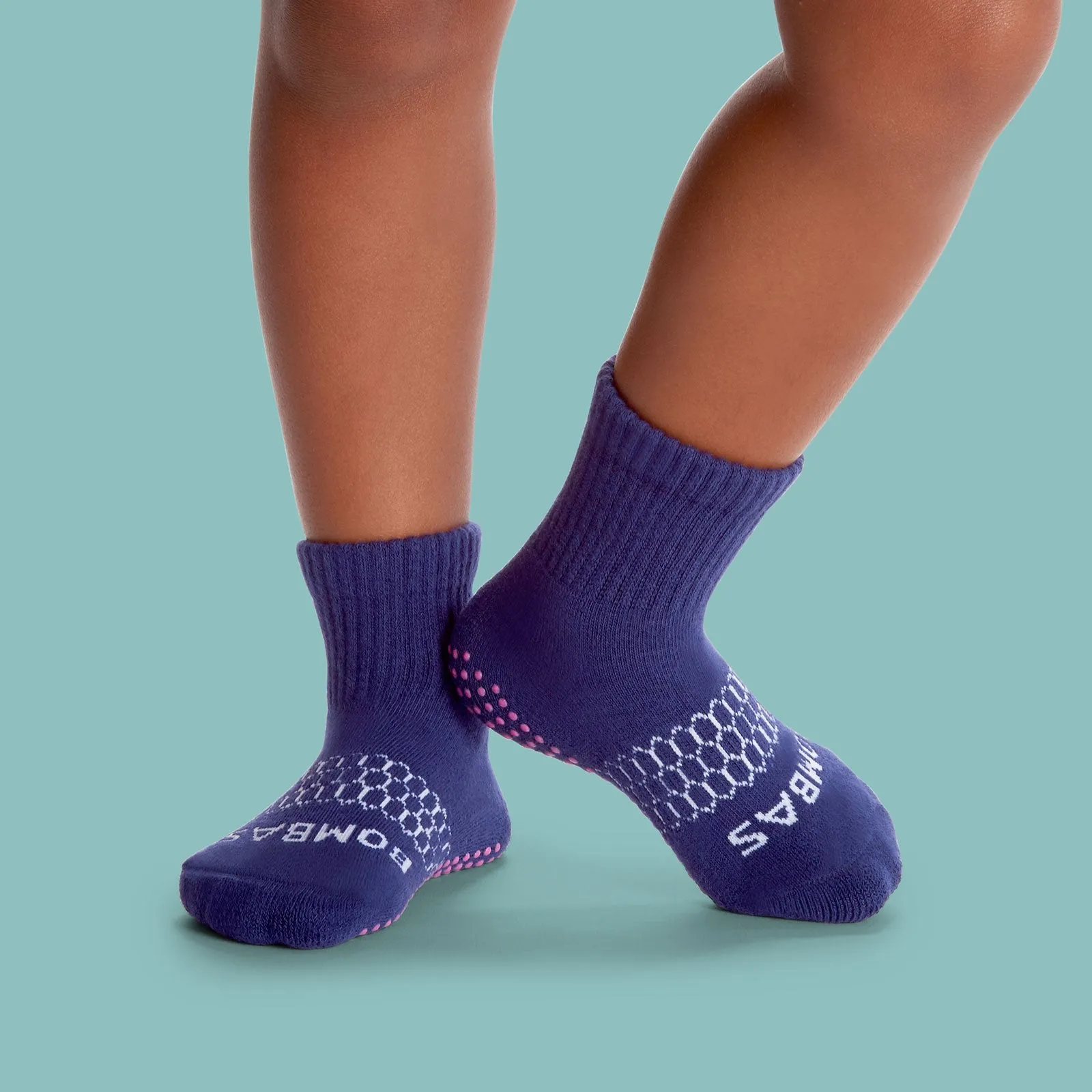 Toddler Gripper Calf Sock 4-Pack