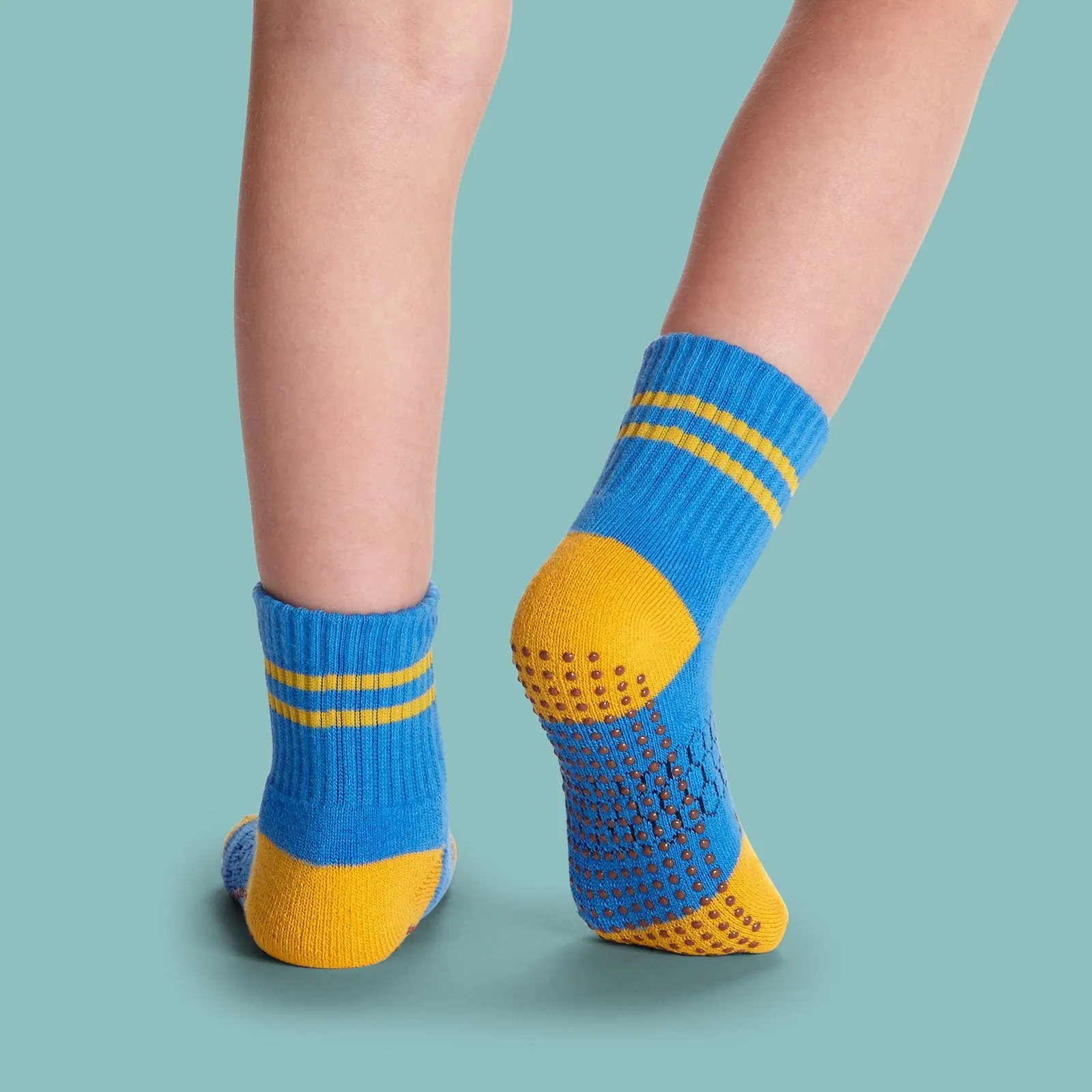 Toddler Gripper Calf Sock 4-Pack