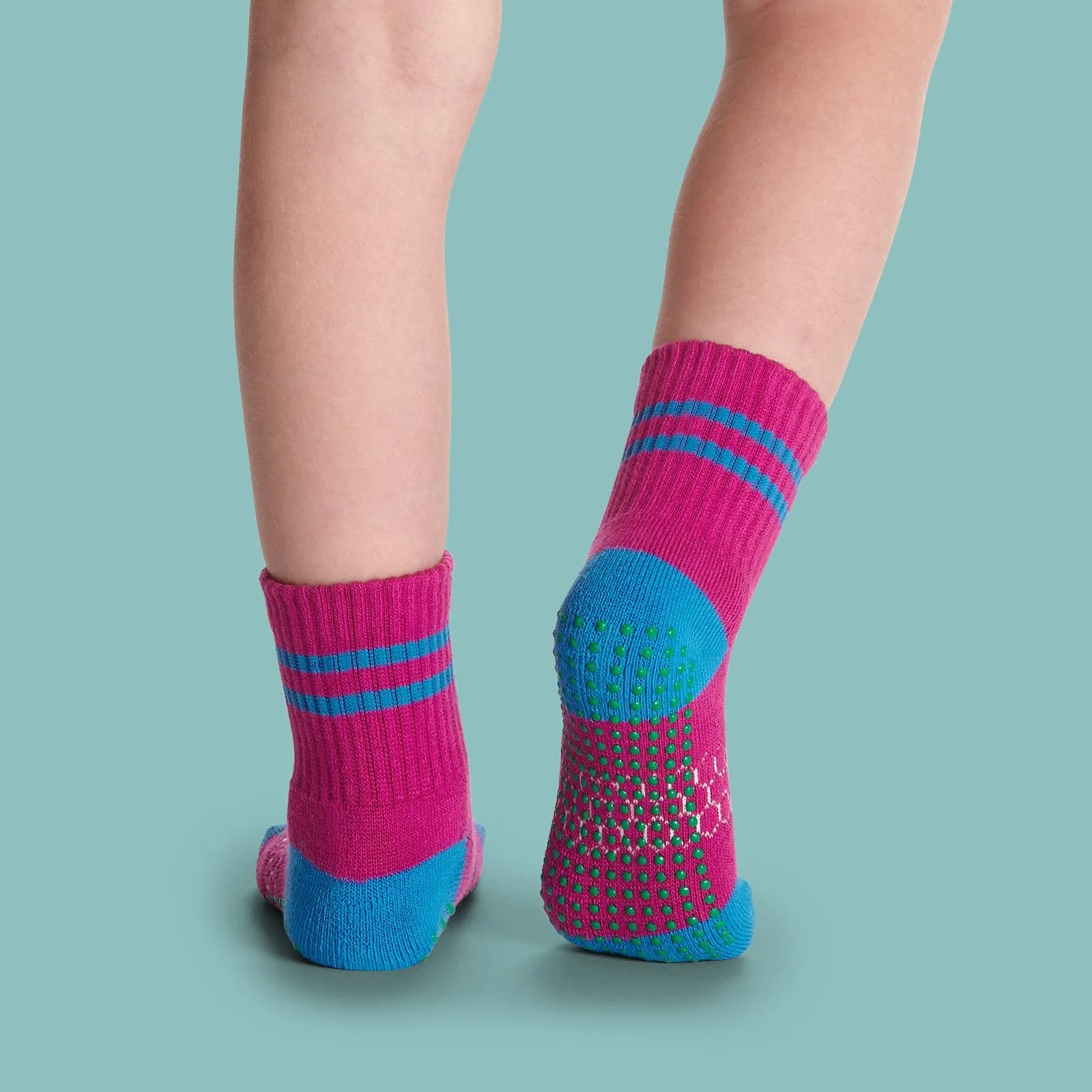 Toddler Gripper Calf Sock 4-Pack