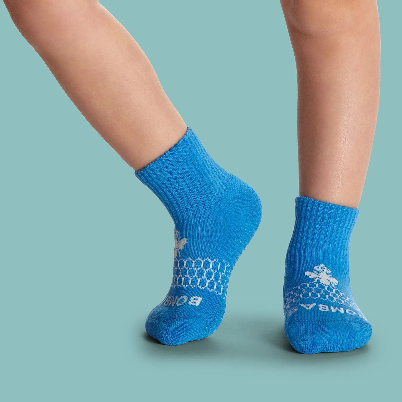 Toddler Gripper Calf Sock 4-Pack