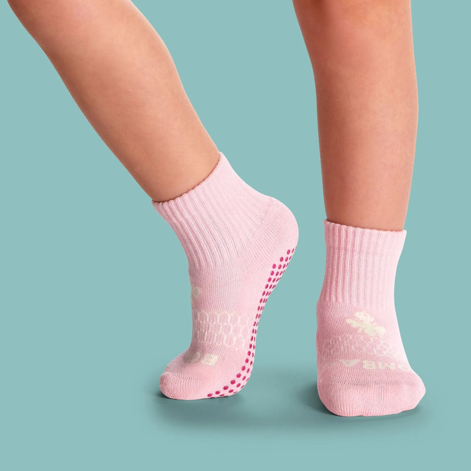 Toddler Gripper Calf Sock 4-Pack