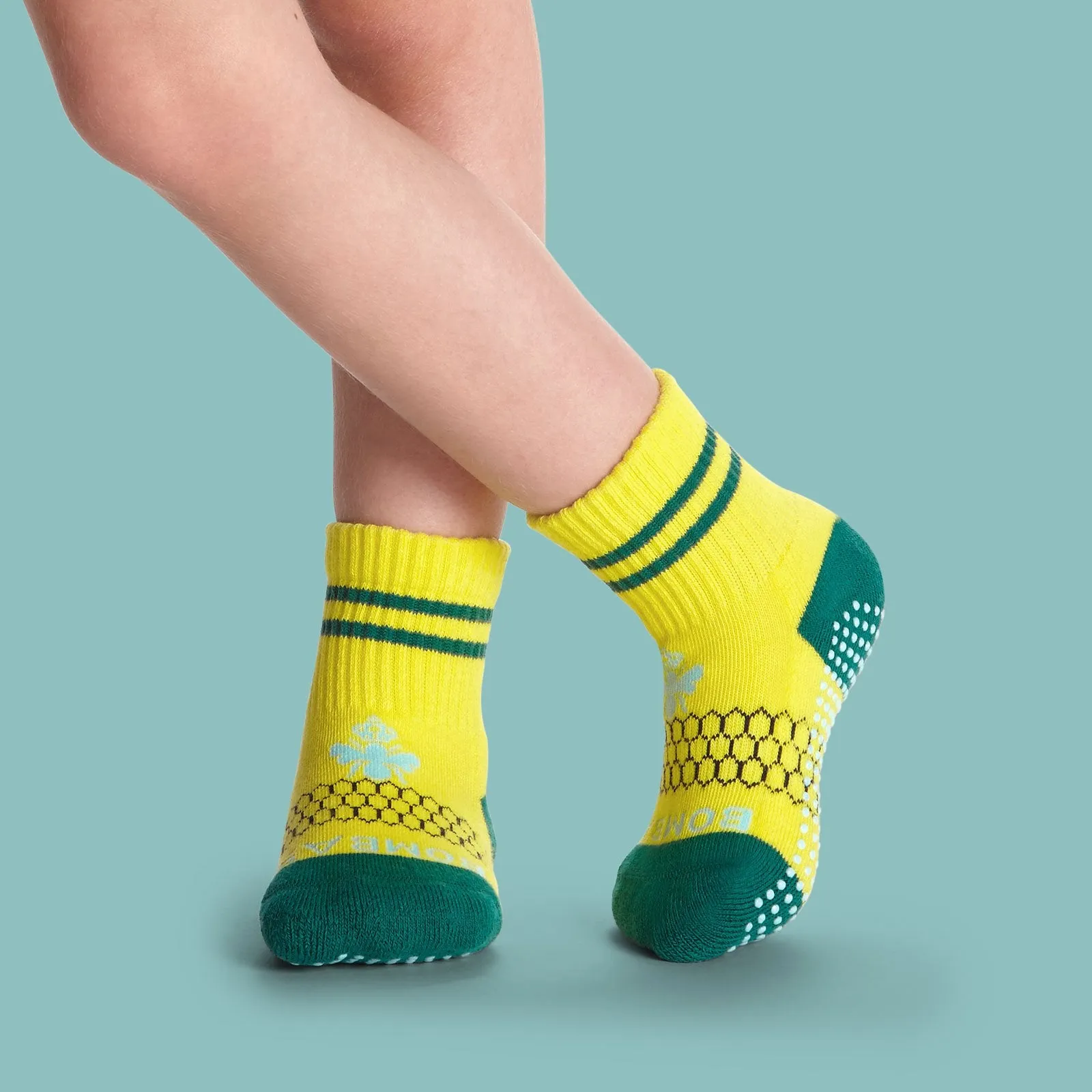 Toddler Gripper Calf Sock 4-Pack