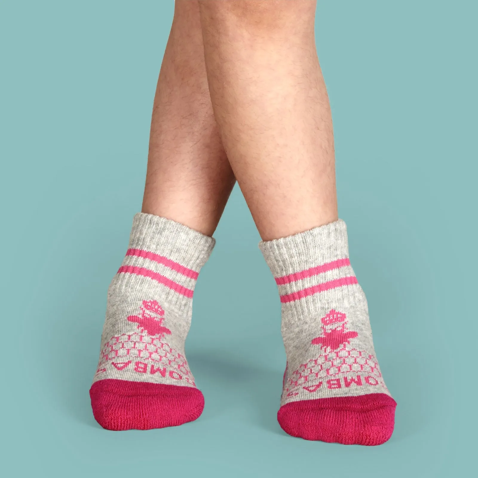 Toddler Gripper Calf Sock 4-Pack