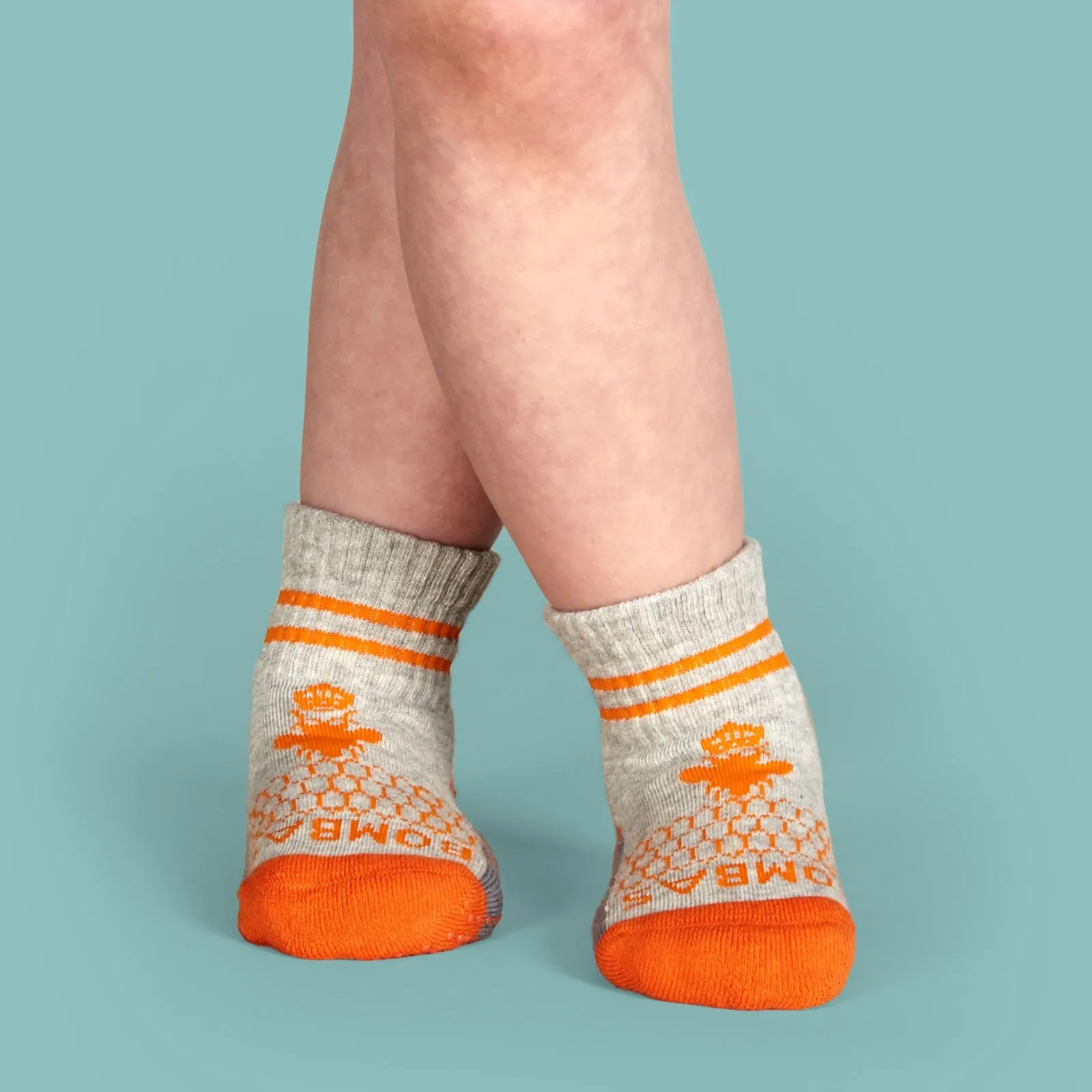 Toddler Gripper Calf Sock 4-Pack