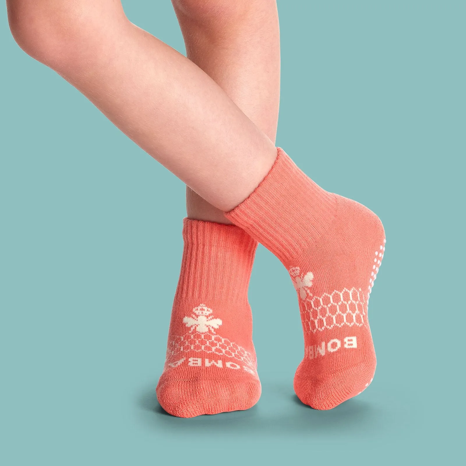 Toddler Gripper Calf Sock 4-Pack