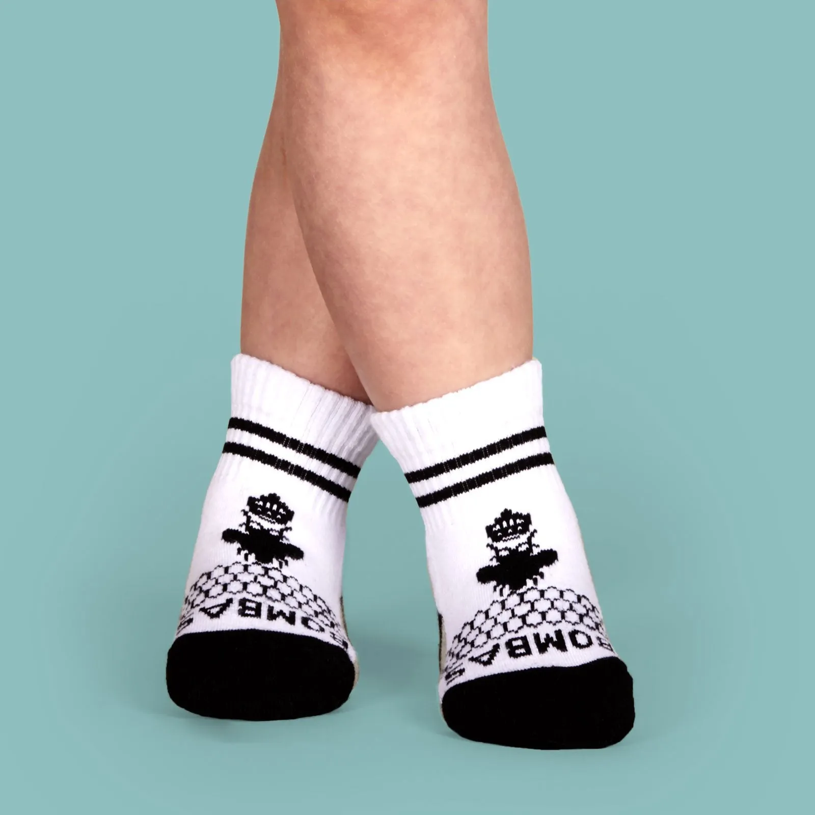 Toddler Gripper Calf Sock 4-Pack