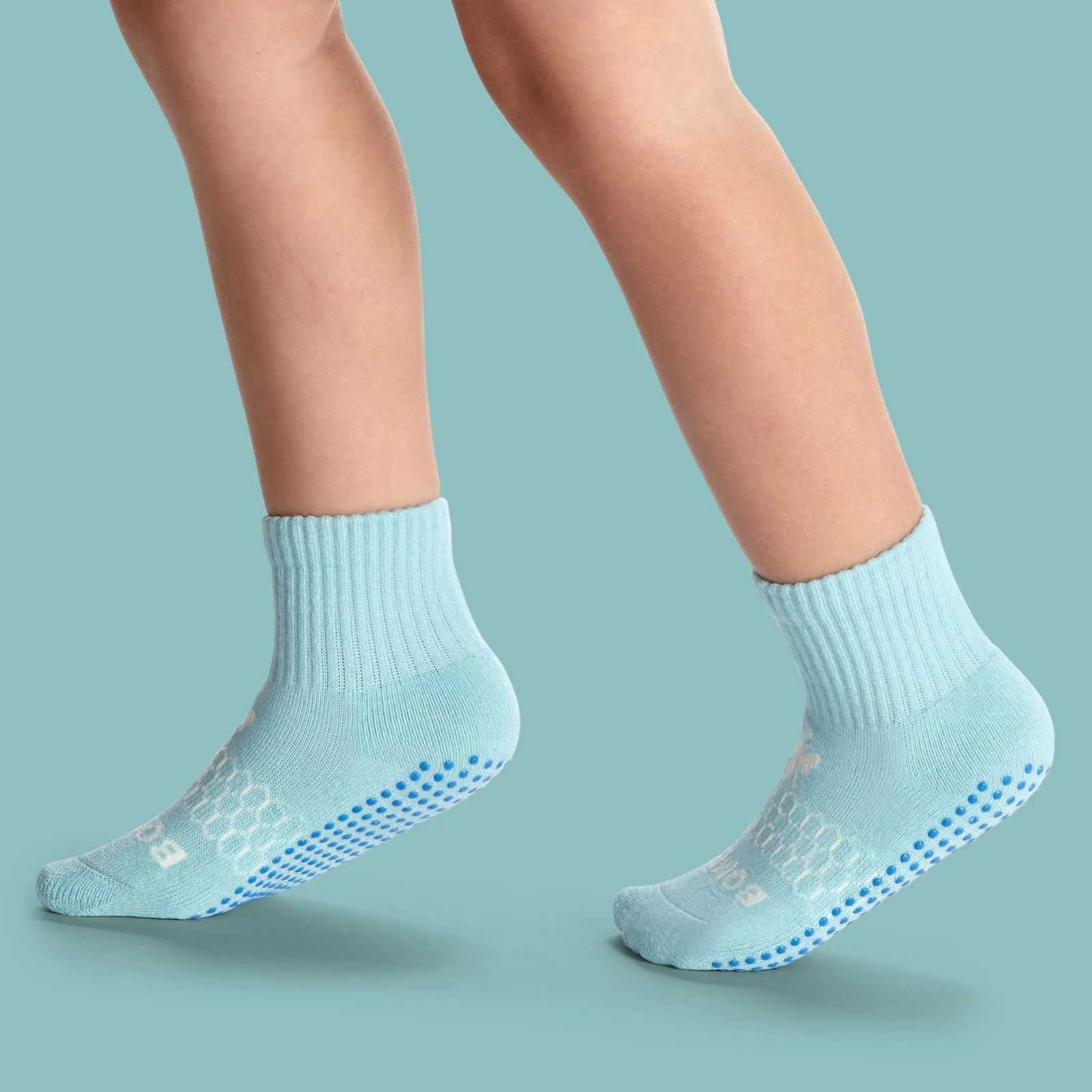 Toddler Gripper Calf Sock 4-Pack