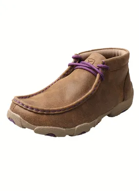 Twisted X Kid’s Driving Moccasins – Bomber/Purple/YDM0012