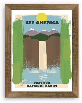 Visit Our National Parks Poster