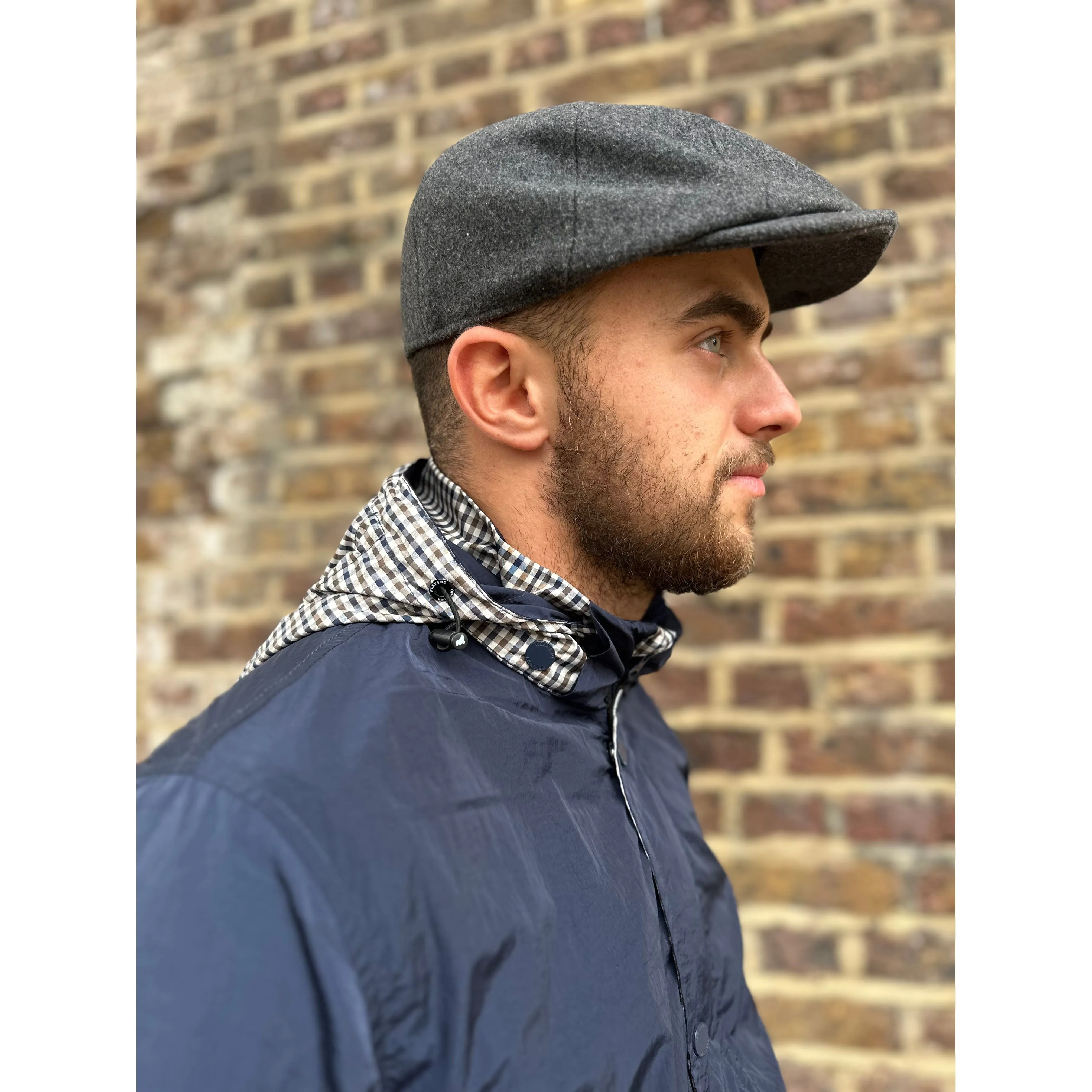 Weekend Offender - Saunders House Check / Navy - Jacket