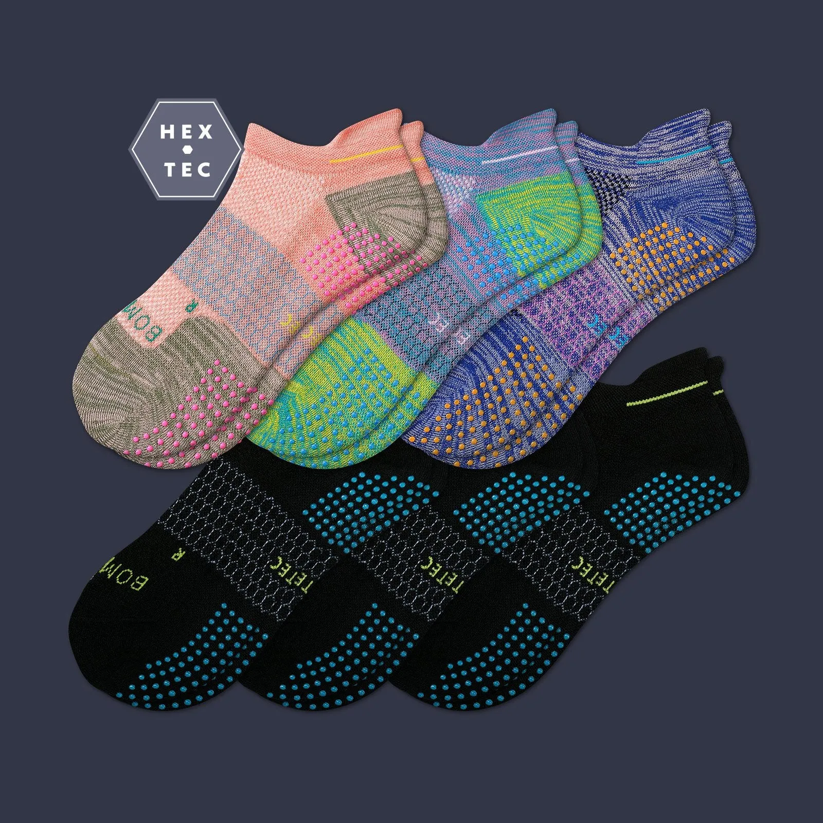 Women's Performance Gripper Ankle Sock 6-Pack